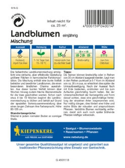 Landblumenmischung Mischung Vieler Arten | Blumensamenmischung Von Kiepenkerl 5 Landblumenmischung Mischung Vieler Arten | Blumensamenmischung Von Kiepenkerl -Elho Compo Geschaft 2915 Landblumenmischung Mischung vieler Arten 4001 1
