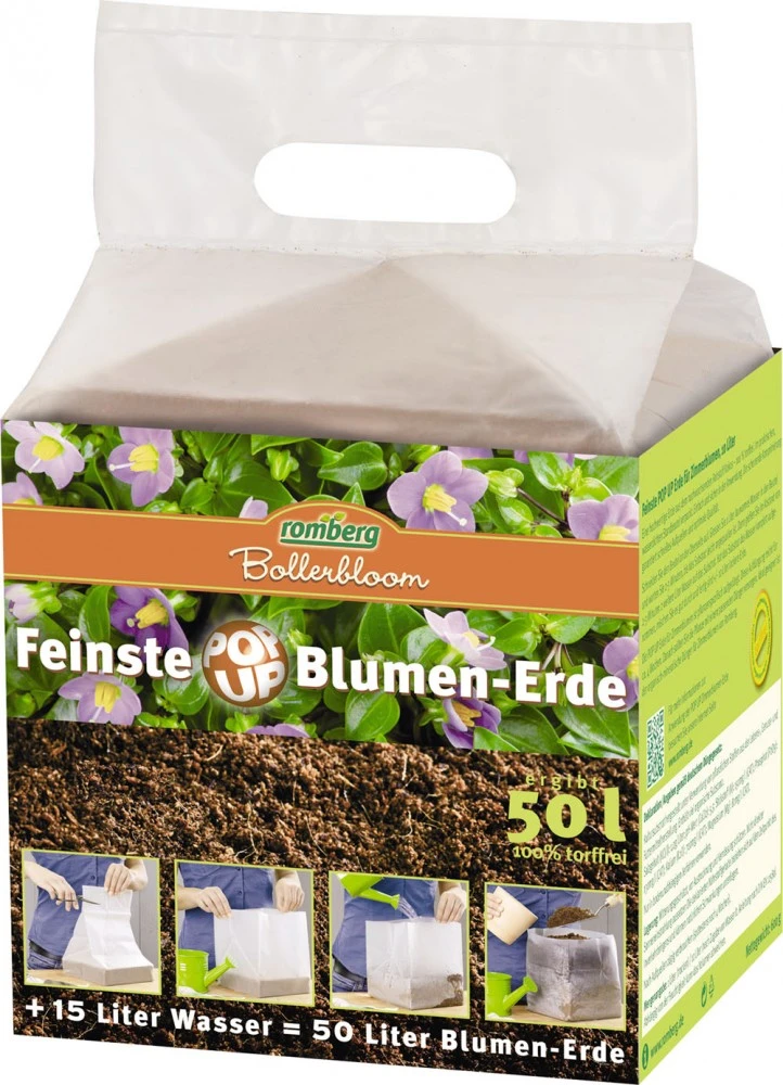 POP UP Blumenerde 50 Liter Premium Kokos-Substrat, 5 X 10 Liter Blöcke | Blumenerde Von Romberg 3 POP UP Blumenerde 50 Liter Premium Kokos-Substrat, 5 X 10 Liter Blöcke | Blumenerde Von Romberg