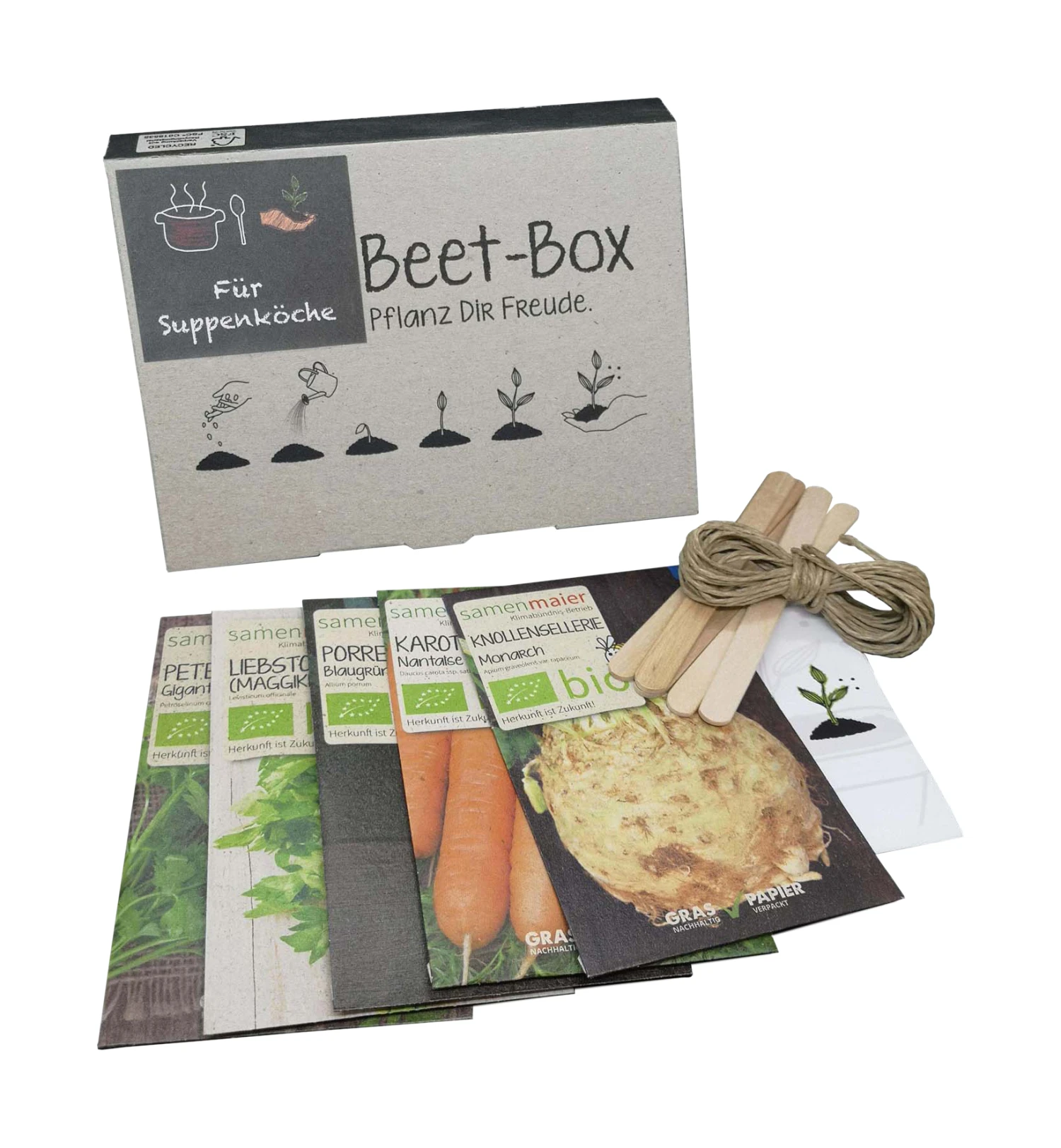 Beet-Box "Für Suppenköche" | BIO Gemüsesamen-Sets Von Samen Maier 5 Beet-Box "Für Suppenköche" | BIO Gemüsesamen-Sets Von Samen Maier – Bild 3