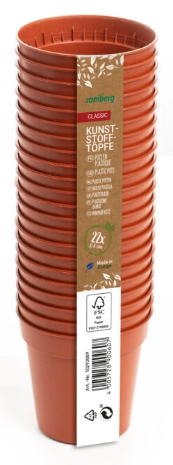 6 Cm Kunststofftöpfe Rund (22 Stück) | Anzuchttöpfe Von Romberg