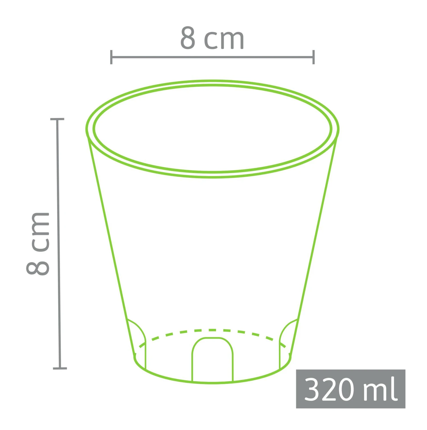 8 X 8 Cm Anzuchttopf Rund (1370 Stück) | Anzuchttöpfe Von Fertil 5 8 X 8 Cm Anzuchttopf Rund (1370 Stück) | Anzuchttöpfe Von Fertil – Bild 3