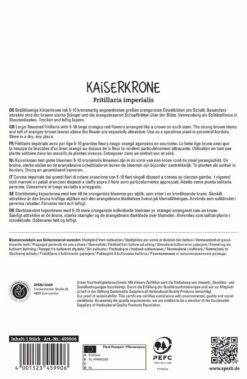 Kaiserkrone Orange Beauty (1 Stück) | Kaiserkronenzwiebeln Von Sperli