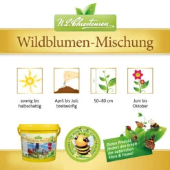 Wildblumen - Mischung Im 1 L Eimer | Wildblumenwiese Von N.L. Chrestensen 11 Wildblumen - Mischung Im 1 L Eimer | Wildblumenwiese Von N.L. Chrestensen -Elho Compo Geschaft 538304 Wildblumen Mischung im1 l Eimer 6009 ct 3