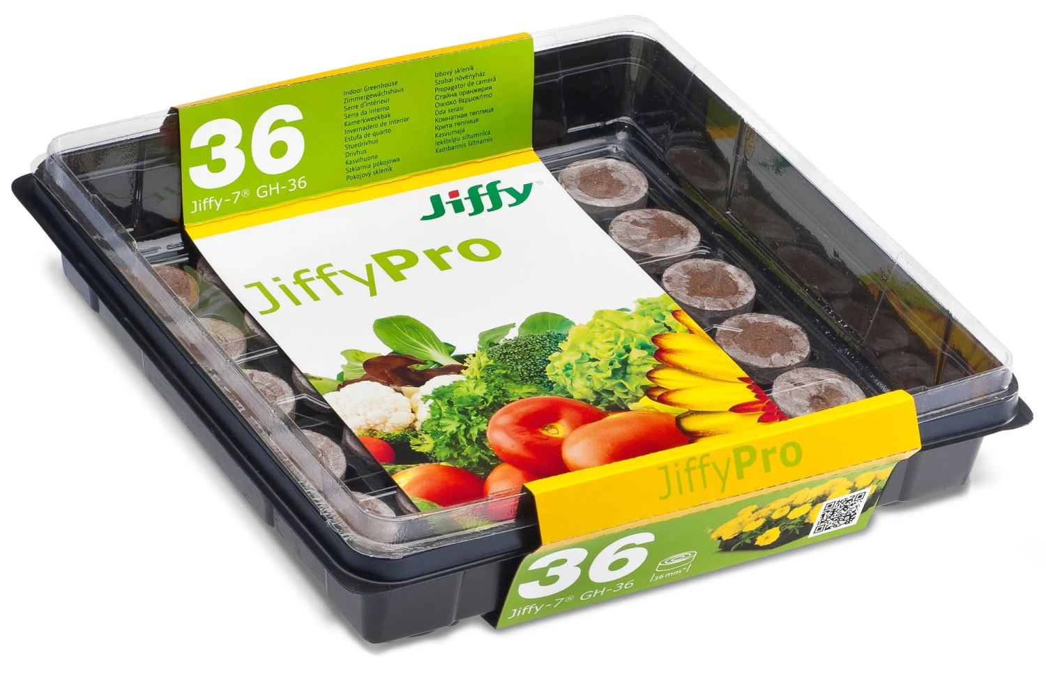 Zimmergewächshaus (leicht) Mit 36 Mm Torfquelltöpfen (36 Stück) | Zimmergewächshaus Von Jiffy 3 Zimmergewächshaus (leicht) Mit 36 Mm Torfquelltöpfen (36 Stück) | Zimmergewächshaus Von Jiffy