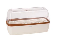 BoQube Gewächshaus &amp; Pflanzkasten L Creme-kupfer | Zimmergewächshäuser Von Romberg -Elho Compo Geschaft 539701 BoQube Gewaechshaus und Pflanzkasten L creme kupfer