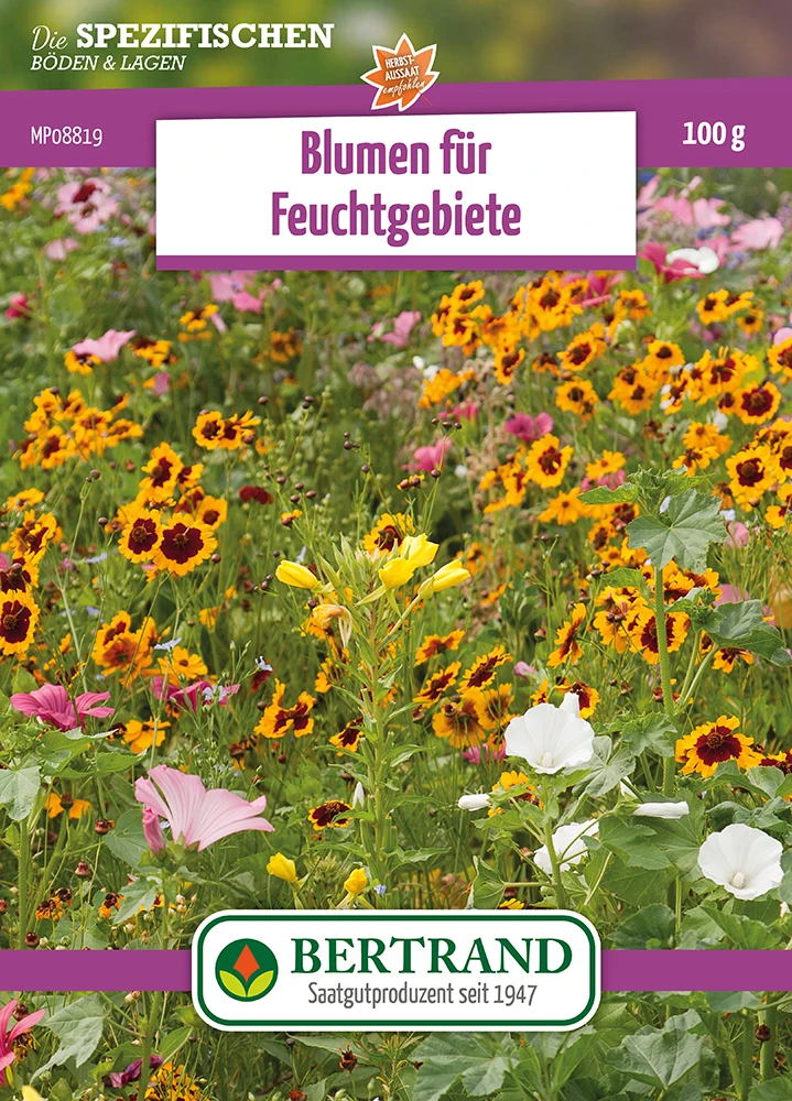 Blumenwiese Feuchtgebiet (Rückhaltebecken) (100 G) | Blumensamen Von Bertrand 3 Blumenwiese Feuchtgebiet (Rückhaltebecken) (100 G) | Blumensamen Von Bertrand
