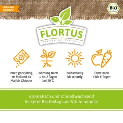 Bio-Kresse (200 G) | Bio-Kressesamen Von Flortus -Elho Compo Geschaft 543636 Bio Kresse 200 g 3