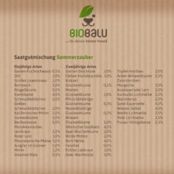 Saatgutmischung Sommerzauber (30 G) | Bienenwiese Von Biobalu 10 Saatgutmischung Sommerzauber (30 G) | Bienenwiese Von Biobalu -Elho Compo Geschaft 547420 Saatgutmischung Sommerzauber 30 g