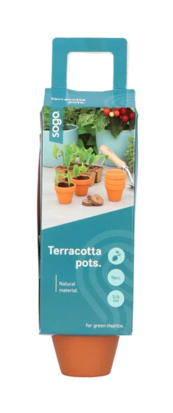 5 X 5,7 Cm Terracotta Töpfe (9 Stück) | Anzuchttöpfe Von Sogo -Elho Compo Geschaft 548518 5 x 5 7 cm Terracotta Toepfe 9 Stueck 887322 sg 0