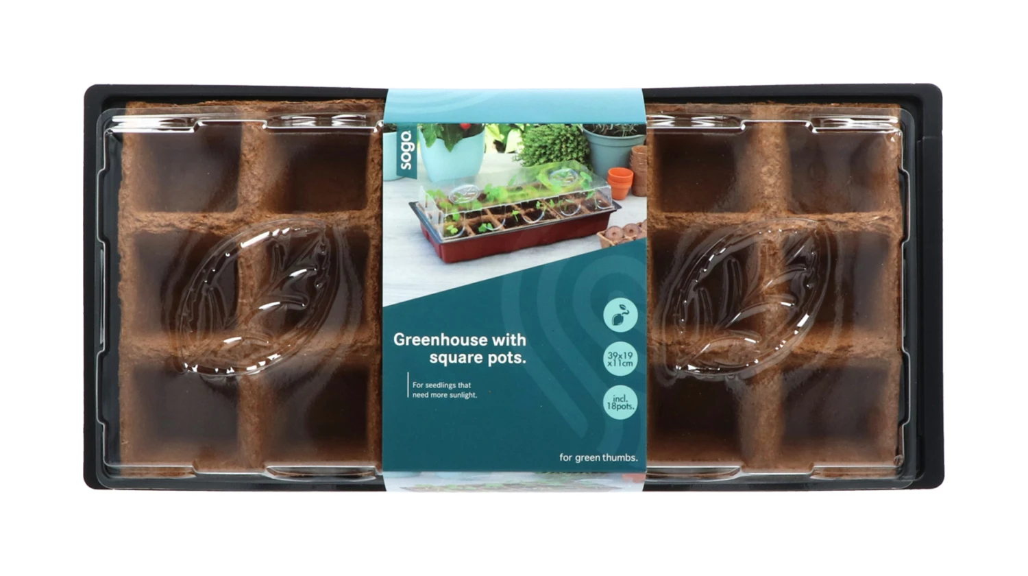 Gewächshaus (18 Töpfe) | Zimmergewächshaus Von Sogo 4 Gewächshaus (18 Töpfe) | Zimmergewächshaus Von Sogo – Bild 2