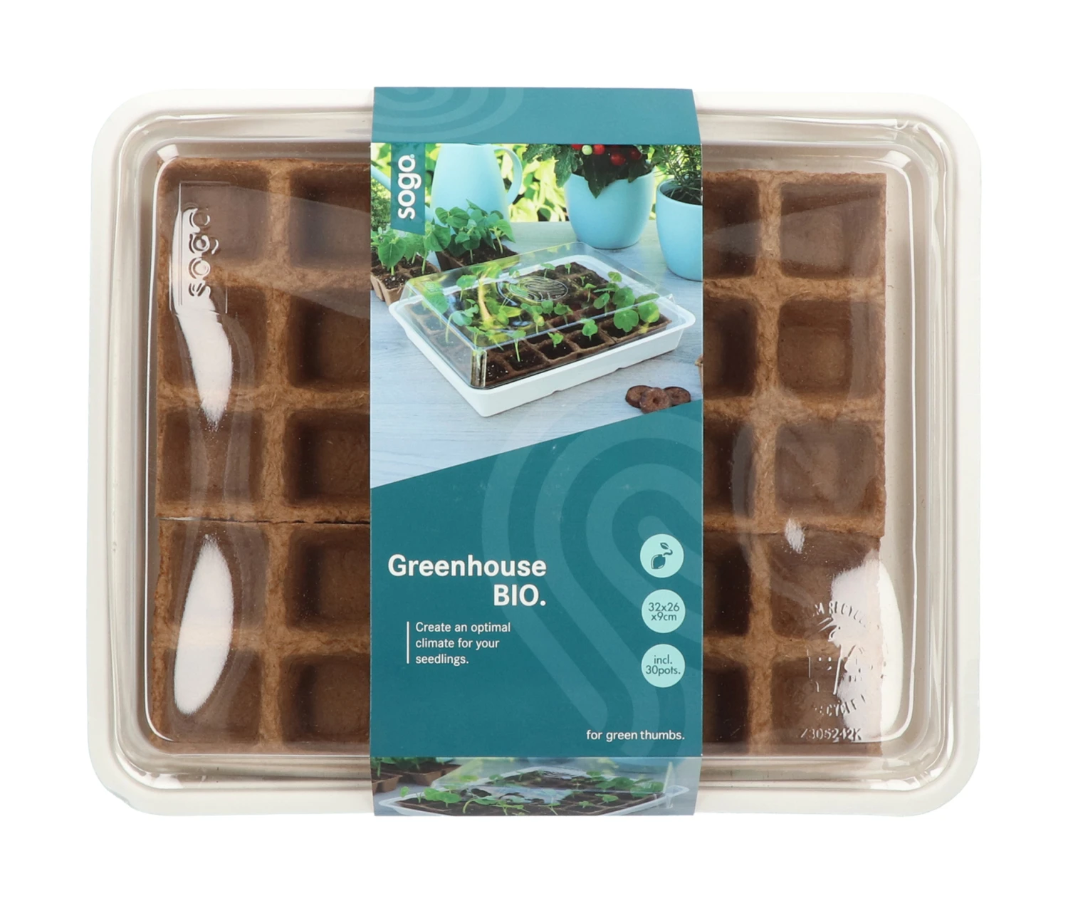 Eco Propagator (30 Töpfe) | Anzuchtschalen Von Sogo 4 Eco Propagator (30 Töpfe) | Anzuchtschalen Von Sogo – Bild 2