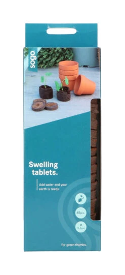 36 Mm Kokos-Quelltabletten (48 Stück) | Kokos-Quelltabletten Von Sogo -Elho Compo Geschaft 548531 36 mm Kokos Quelltabletten 48 Stueck 887385 sg 0