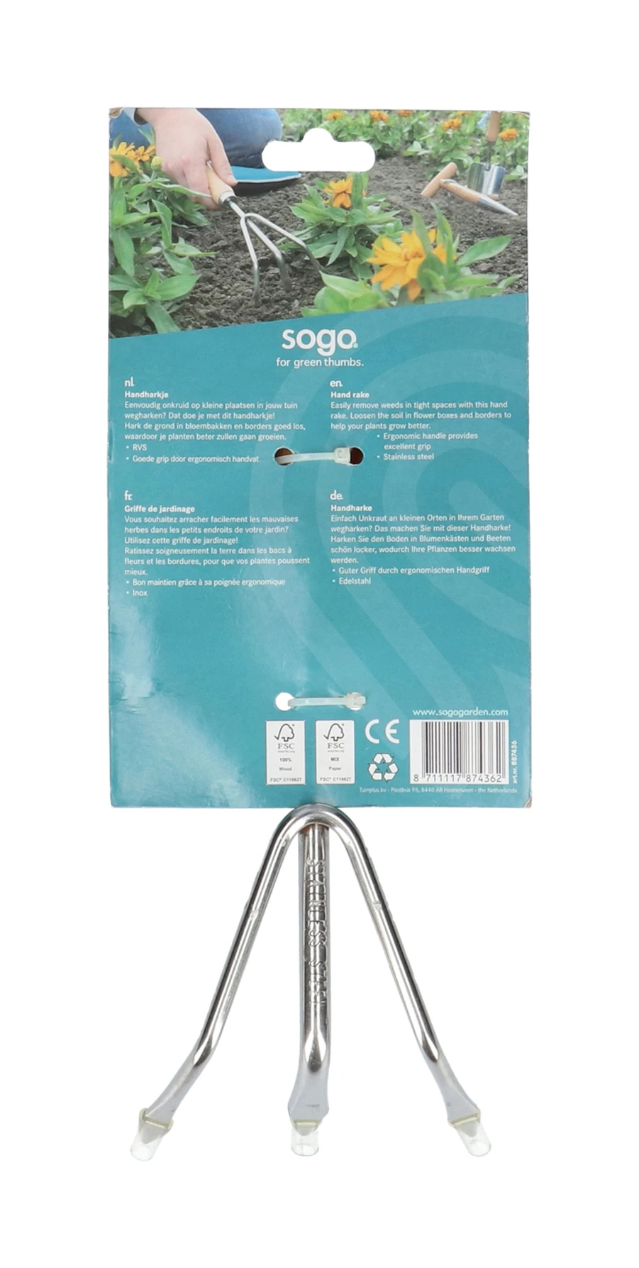 Handharke | Gartengeräte Von Sogo 4 Handharke | Gartengeräte Von Sogo – Bild 2