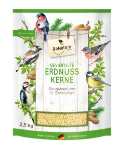 Geviertelte Erdnusskerne (2,5 Kg) | Vogelfutter Von ReNatura
