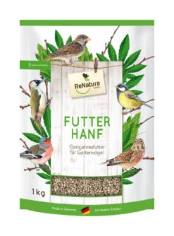 Futter-Hanf (1 Kg) | Gartenvogelfutter Von ReNatura