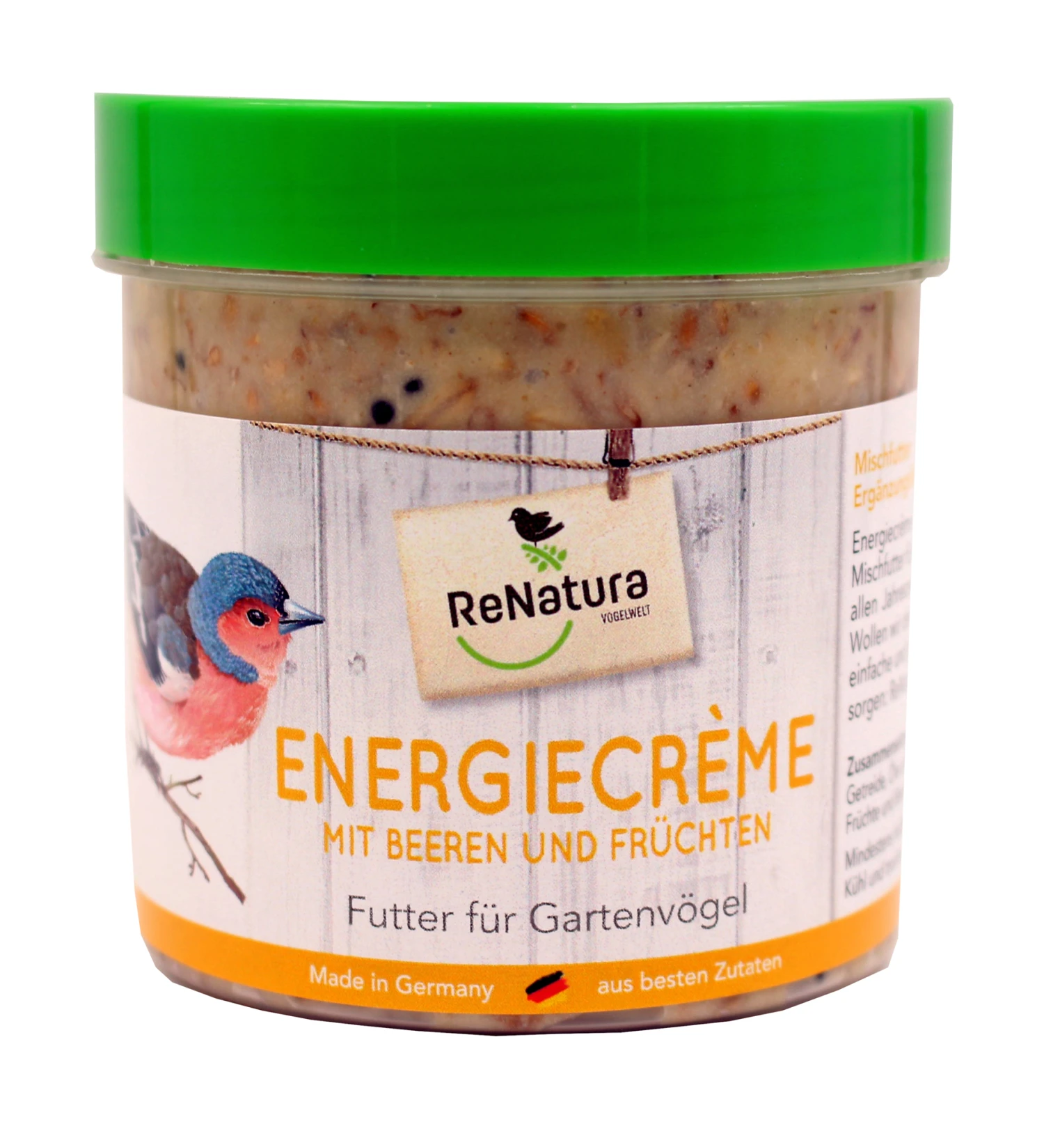 Energiecrème Mit Früchten Und Beeren (250 G) | Fettfutter Von ReNatura 3 Energiecrème Mit Früchten Und Beeren (250 G) | Fettfutter Von ReNatura