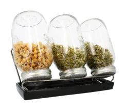 Sprossenglas-System III Anthrazit (1500 Ml) | Sprossengläser Von Eschenfelder