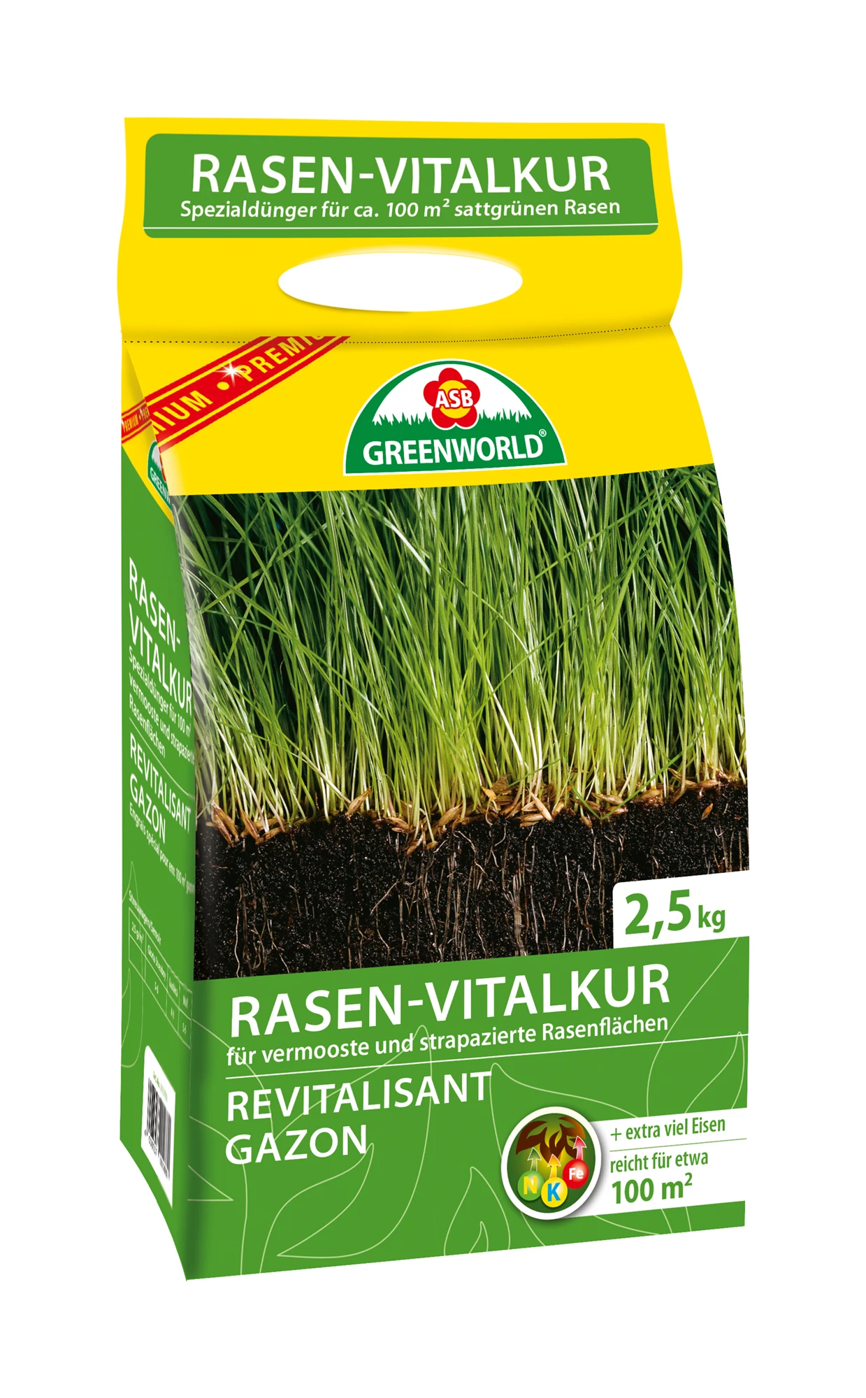 Rasen-Vitalkur (2,5 Kg) | Rasendünger Von ASB Greenworld 3 Rasen-Vitalkur (2,5 Kg) | Rasendünger Von ASB Greenworld