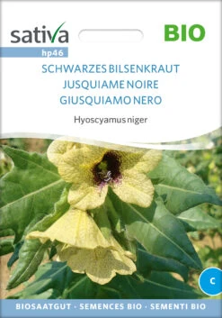 Schwarzes Bilsenkraut | BIO Heilpflanzensamen Von Sativa Rheinau -Elho Compo Geschaft 551684 BIO Schwarzes Bilsenkraut hp46 sr 0