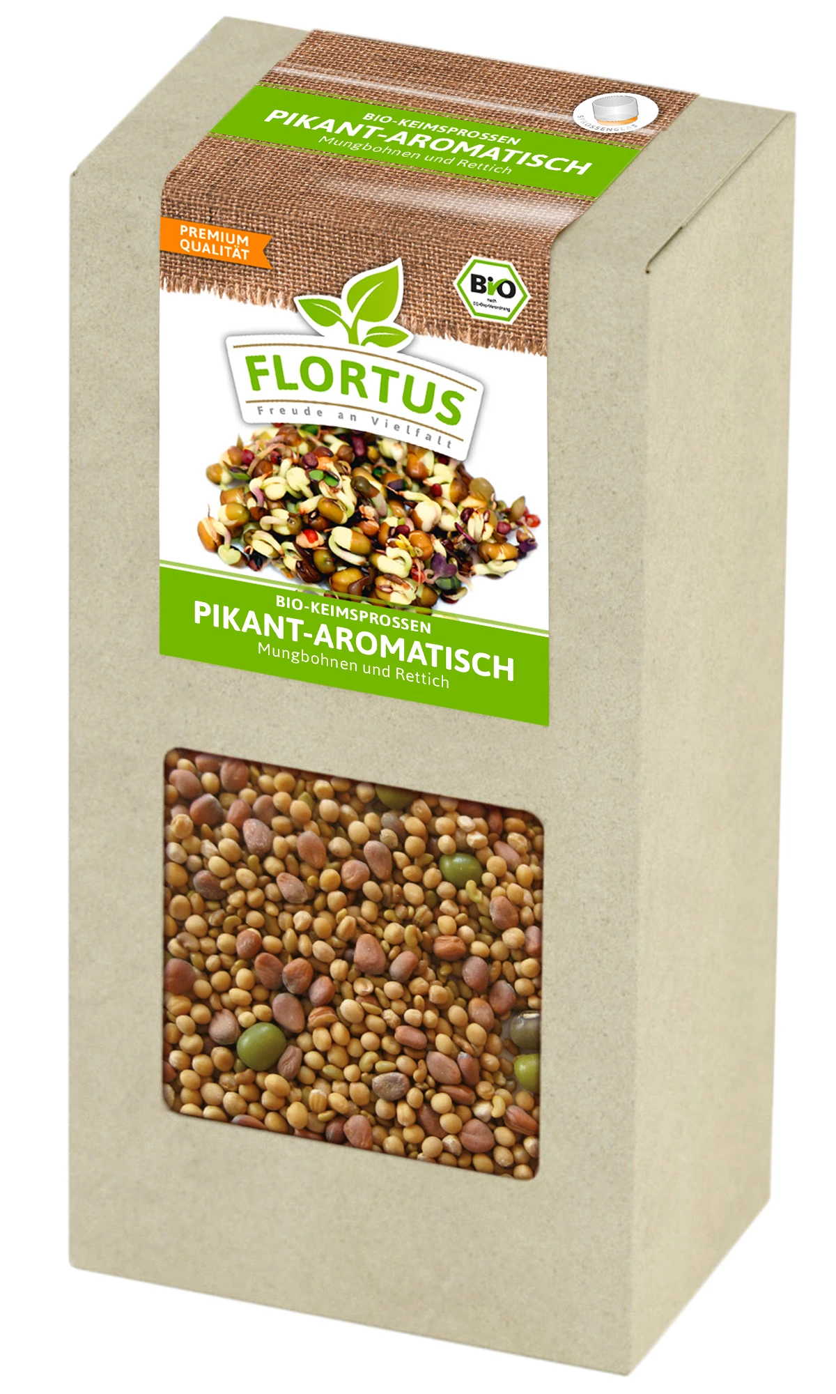 Keimsprossen Set "Mischungen" Mit 6 Sorten (1,2 Kg) | BIO Keimsprossen Von FLORTUS 4 Keimsprossen Set "Mischungen" Mit 6 Sorten (1,2 Kg) | BIO Keimsprossen Von FLORTUS – Bild 2