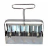 Erdballenpresse Mini 4 Soil Blocker Mit Kleinen Dübeleinsätzen | Erdtopfpressen Von Ladbrooke Soil Blockers -Elho Compo Geschaft 551991 Erdballenpresse Mini 4 Soil Blocker LADMIN4 lsb 1