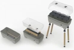 Sammy Salad Hochbeet Hellgrau | Balkonhochbeete Von Gusta Garden -Elho Compo Geschaft 553101 Sammy Salad Hochbeet Hellgrau 100A10 gg 1