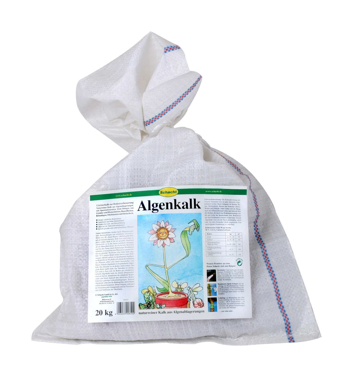 Algenkalk Gekörnt (20 Kg) | BIO Dünger Von Schacht 3 Algenkalk Gekörnt (20 Kg) | BIO Dünger Von Schacht