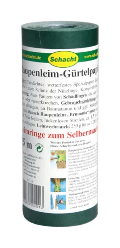 Raupenleim-Gürtelpapier (25 M) | BIO Pflanzenschutz Von Schacht