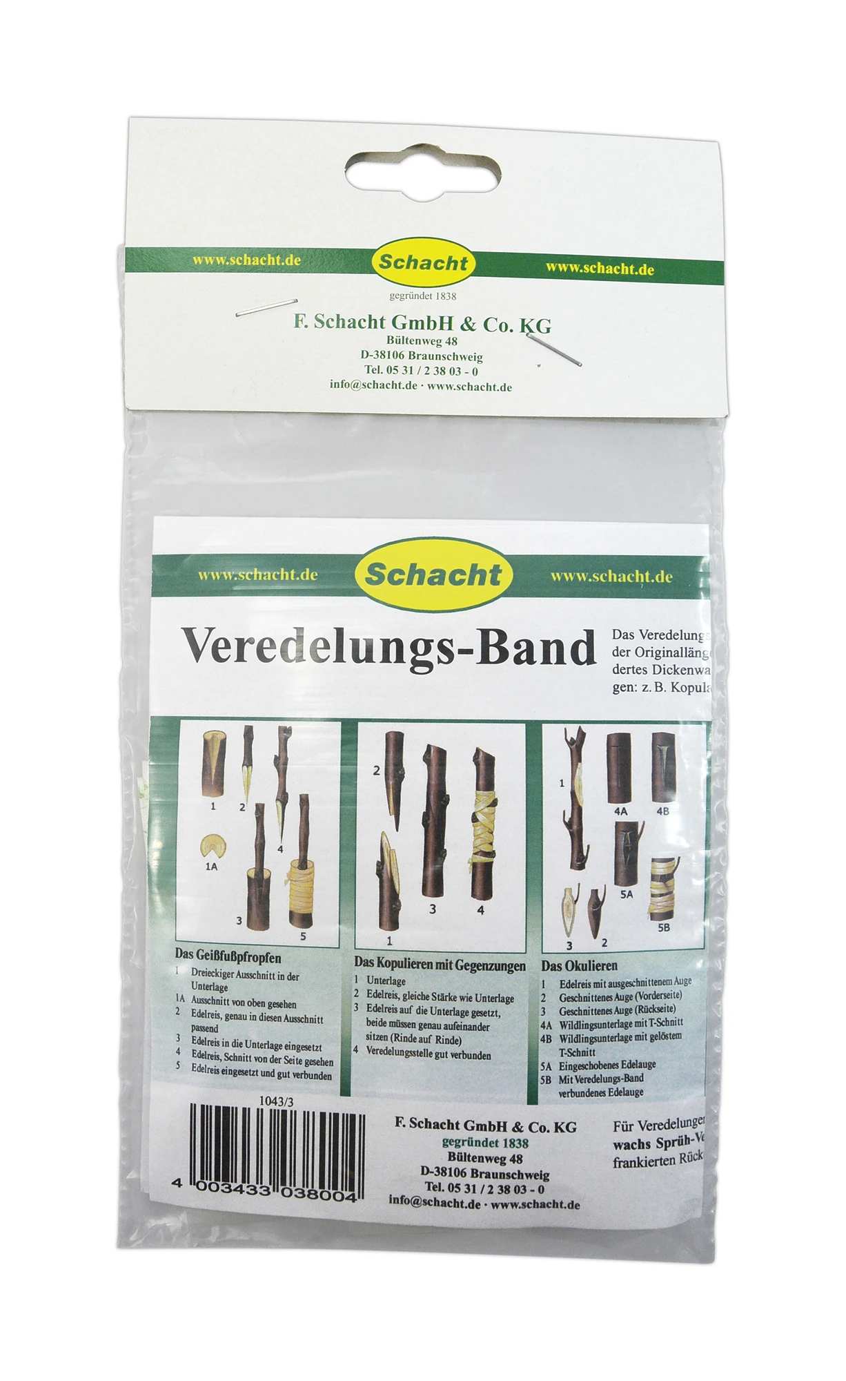 Veredelungsband (10 Stück) | BIO Baumpflege Von Schacht 3 Veredelungsband (10 Stück) | BIO Baumpflege Von Schacht