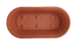 60 Cm Ovaler Blumentrog Terrakotta | Töpfe Von Clever Pots -Elho Compo Geschaft 553513 60 cm ovaler Blumentopf Terrakotta 1 Stueck 515792 kp 2