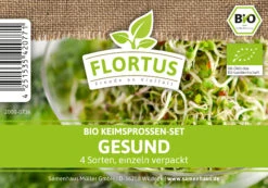 Keimsprossen Set Gesund (4 Sorten) | BIO Keimsprossen Sets Von FLORTUS