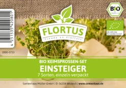 Keimsprossen Set Einsteiger (7 Sorten) | BIO Keimsprossen Sets Von FLORTUS -Elho Compo Geschaft 554617 BIO Keimsprossen Set Einsteiger 7 Sorten 2000 0733 1