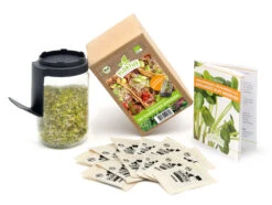 Keimsprossen Anzuchtset - Die Schärfsten Sprossen (6 Sorten) | BIO Keimsprossen Sets Von FLORTUS -Elho Compo Geschaft 554738 BIO Keimsprossen Anzuchtset Die schaerfsten Sprossen 6 Sorten 2000 0746 0