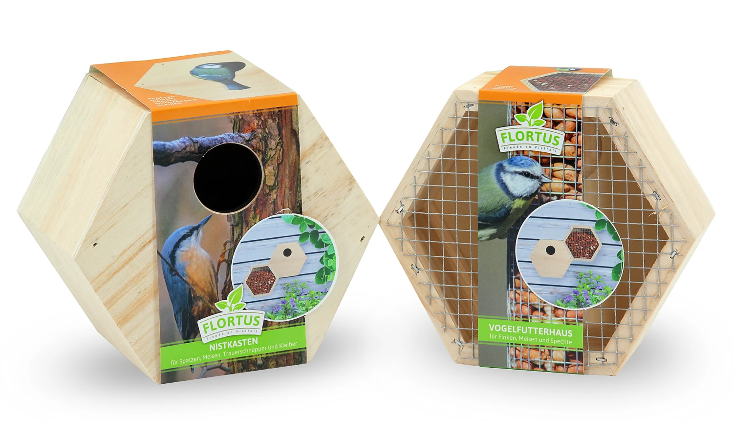 Vogelfutterhaus Und Nistkasten Set | Vogelzubehör & Vogelbedarf Von FLORTUS 3 Vogelfutterhaus Und Nistkasten Set | Vogelzubehör & Vogelbedarf Von FLORTUS