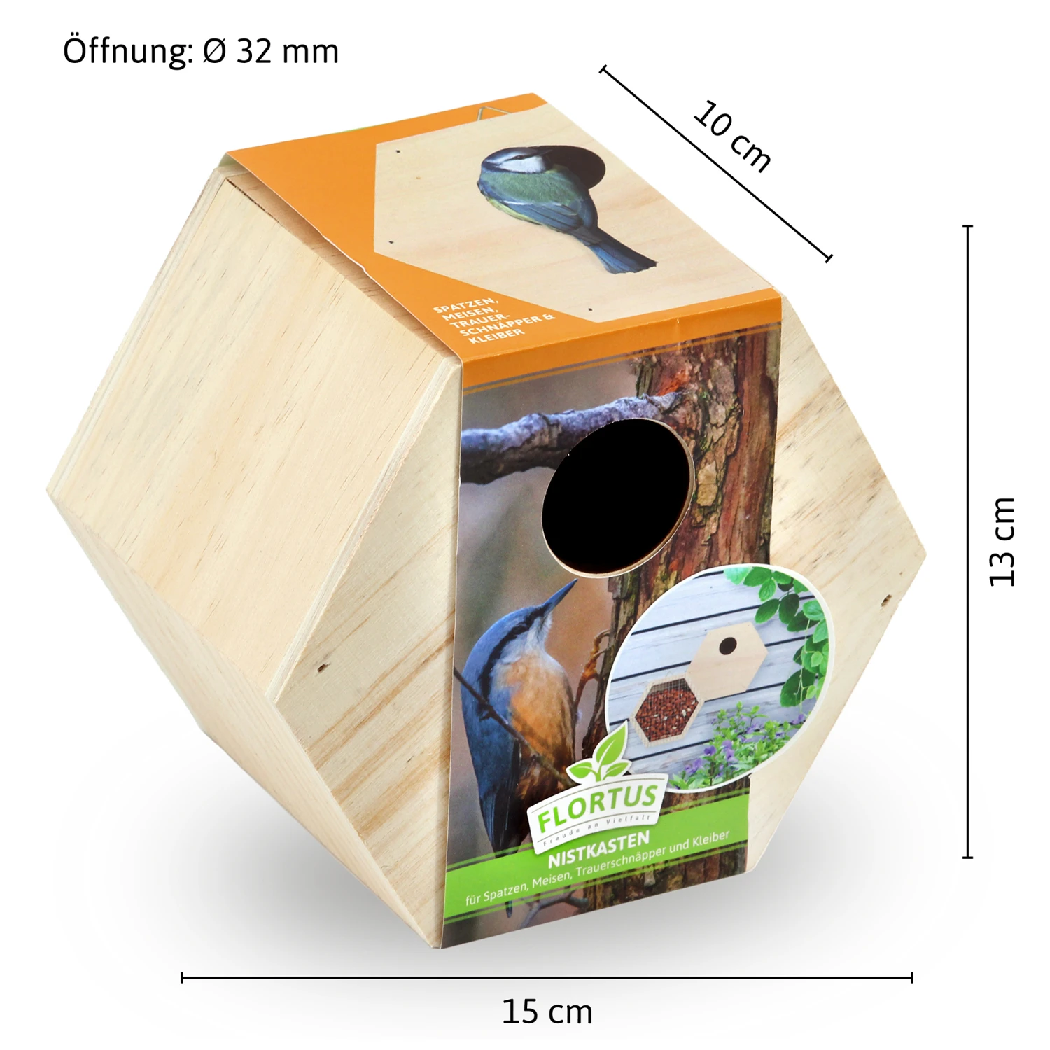 Vogelfutterhaus Und Nistkasten Set | Vogelzubehör & Vogelbedarf Von FLORTUS 6 Vogelfutterhaus Und Nistkasten Set | Vogelzubehör & Vogelbedarf Von FLORTUS – Bild 4