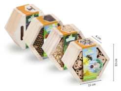 Insektenhotel Set | Insektenhotels Von FLORTUS -Elho Compo Geschaft 555062 Insektenhotel Set 2000 0790 BUNDLE 3