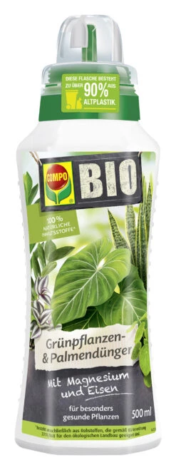Grünpflanzen- Und Palmendünger (500 Ml) | BIO Flüssigdünger Von COMPO