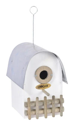 Nistkasten Rundhaus Elfenbein | Vogelhäuser Von Dobar -Elho Compo Geschaft 555829 Nistkasten Rundhaus Elfenbein 22313FSCe dr 1