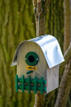 Nistkasten Rundhaus Teak | Vogelhäuser Von Dobar -Elho Compo Geschaft 555830 Nistkasten Rundhaus Teak 22413FSCe dr 2