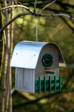 Nistkasten Rundhaus Teak | Vogelhäuser Von Dobar -Elho Compo Geschaft 555830 Nistkasten Rundhaus Teak 22413FSCe dr 3