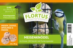 Meisenknödel Im Eimer Mit Futterspender (30 Stück) | Meisenknödel Von FLORTUS -Elho Compo Geschaft 556010 Meisenknoedel im Eimer mit Futterspender 30 Stueck 2000 0874 1