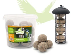 Meisenknödel Im Eimer Mit Futterspender (30 Stück) | Meisenknödel Von FLORTUS -Elho Compo Geschaft 556010 Meisenknoedel im Eimer mit Futterspender 30 Stueck 2000 0874 2