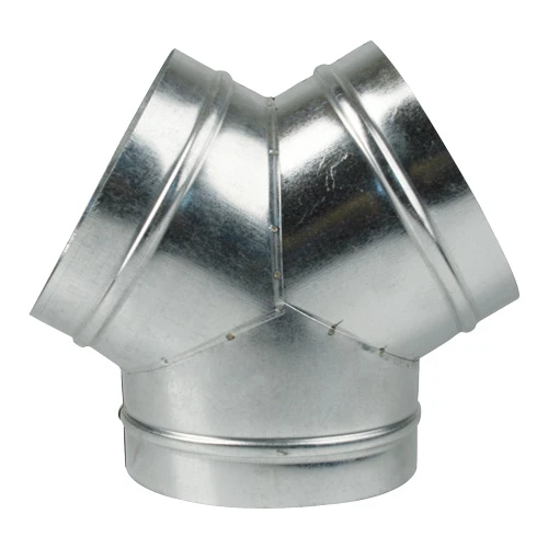 Y-Stück, Metall, ø 125 Mm 3 Y-Stück, Metall, ø 125 Mm