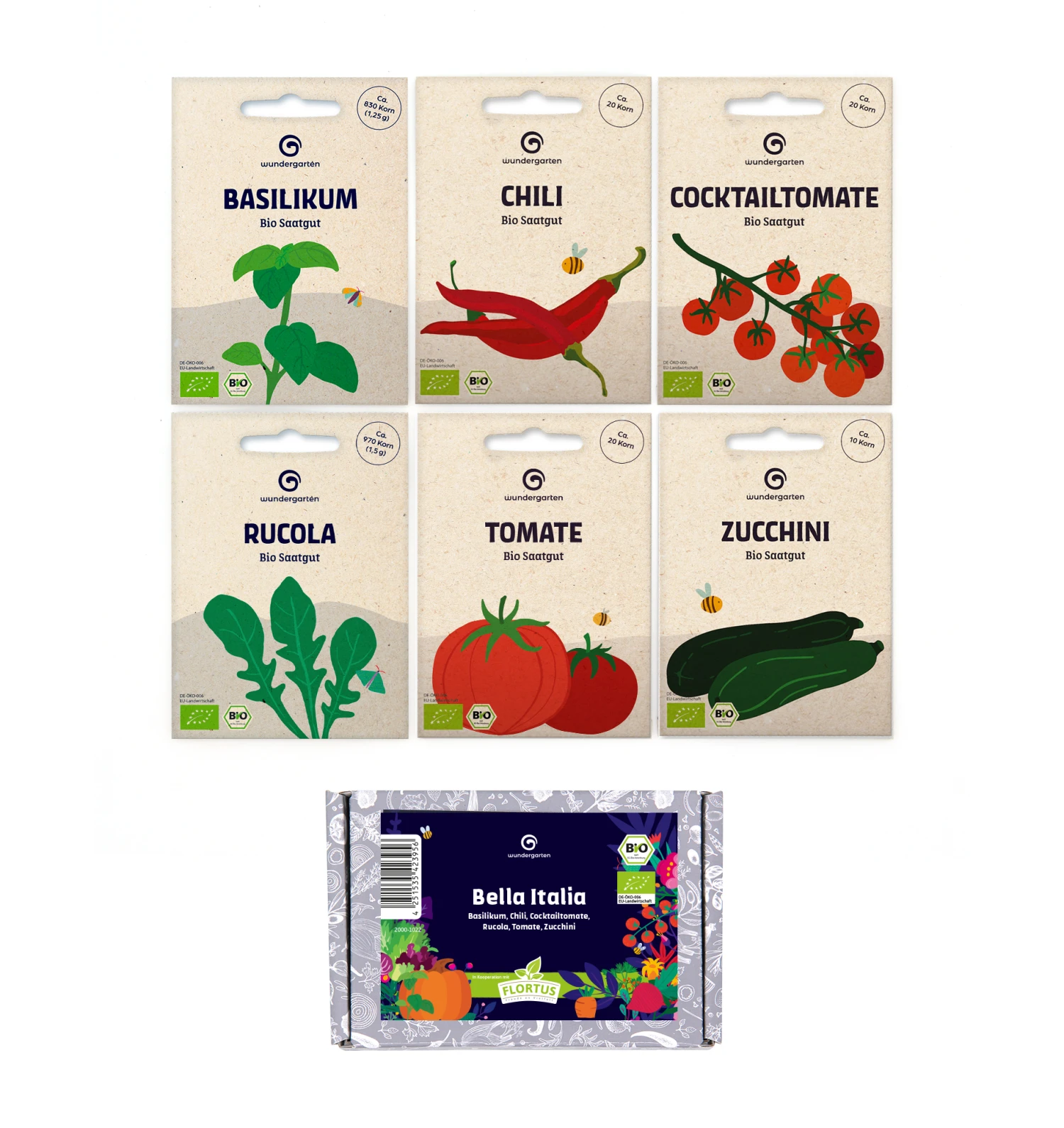 Bella Italia Set | BIO Gemüsesamen-Sets Von Wundergarten 3 Bella Italia Set | BIO Gemüsesamen-Sets Von Wundergarten