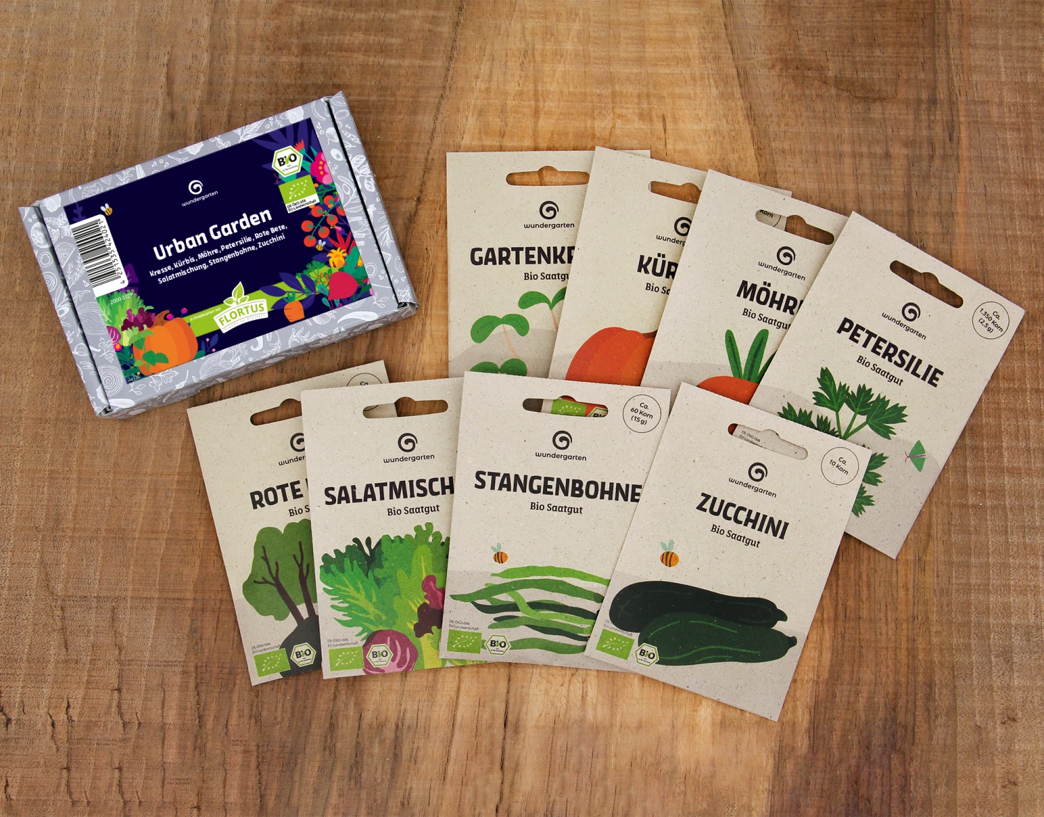 Urban Garden Set | BIO Gemüsesamen-Sets Von Wundergarten 3 Urban Garden Set | BIO Gemüsesamen-Sets Von Wundergarten