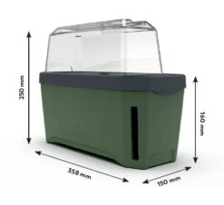 HARRY HERBS Kräutertopf Dunkelgrün | Kräutertöpfe Von Gusta Garden -Elho Compo Geschaft 560338 HARRY HERBS dunkelgruen 103B10 gg 9