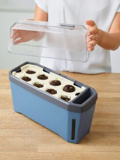 HARRY HERBS Kräutertopf Blau | Kräutertöpfe Von Gusta Garden -Elho Compo Geschaft 560340 HARRY HERBS blau 104B10 gg 1