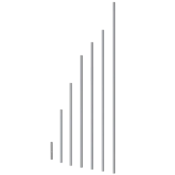 Secret Jardin Stange Ø 16mm T16-120 116 Cm
